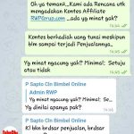 Rencana Kontes Affililiate Berhadiah Uang Tunai